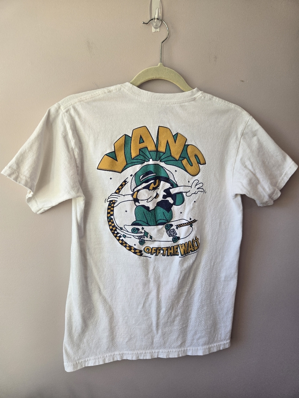 Vans Off The Wall Graphic Astronaut Skater T-Shirt - Men's Small - Picture 3 of 7